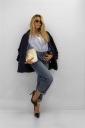 jeans elasticizzato mom fit
